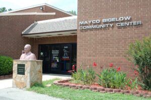 Front entrance Mayco Bigelow Center